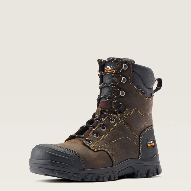 Ariat Men's Treadfast 8-Inch Waterproof Steel Toe Work Boot 1