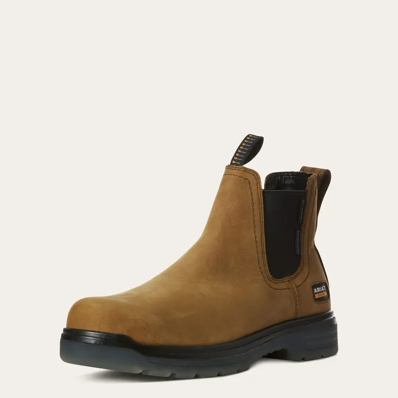 Ariat Men's Turbo Chelsea Waterproof Carbon Toe Work Boot 1