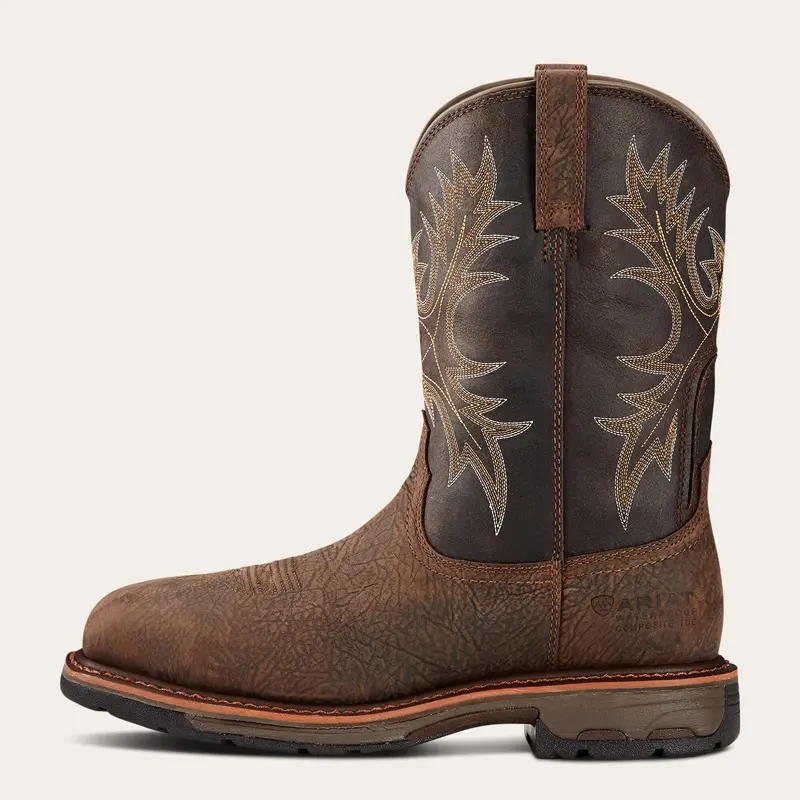 Ariat Men's Workhog H2o Wide Square Comp Toe Work Boot 4