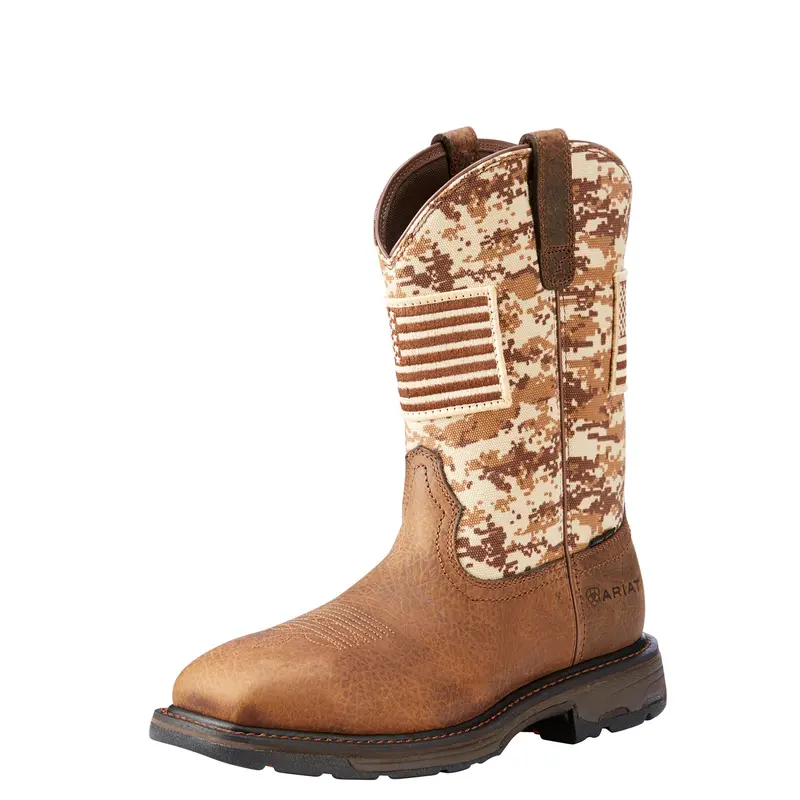 Ariat Men's Workhog Patriot Steel Toe Work Boot 1