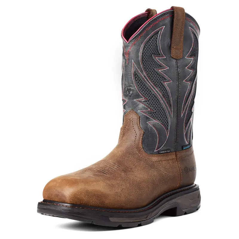 Ariat Men's Workhog Xt Venttek Waterproof Carbon Toe Work Boots 1