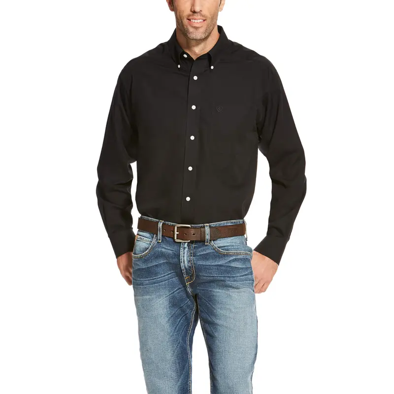 Ariat Men's Wrinkle Free Solid Shirt 1