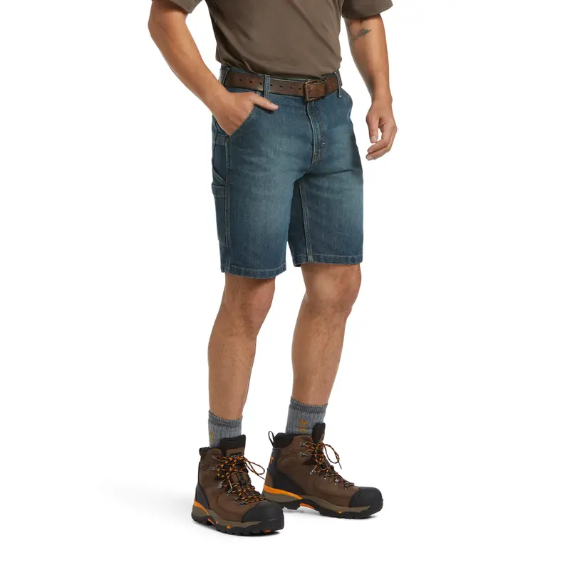 Ariat Rebar Durastretch Denim Utility Shorts 1