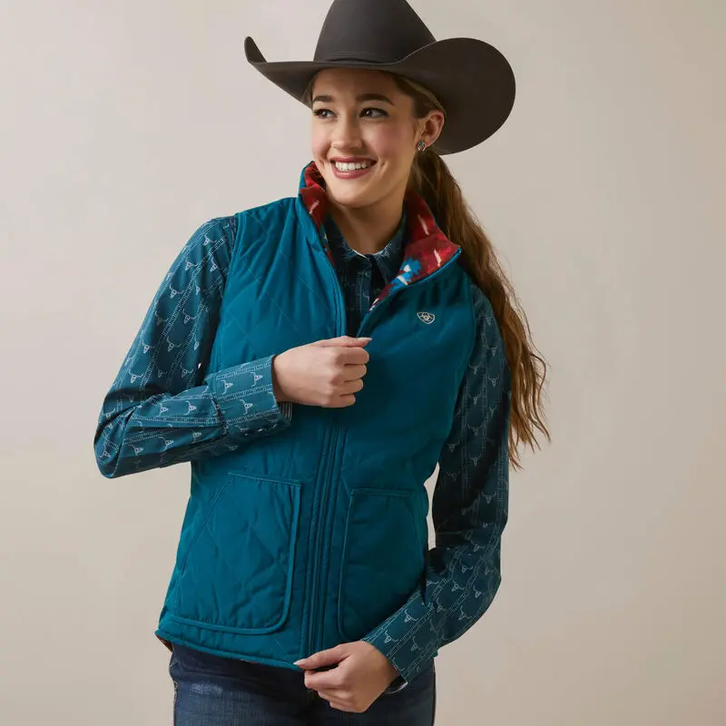 Ariat Women's Dilon Reversible Insulated Vest 1