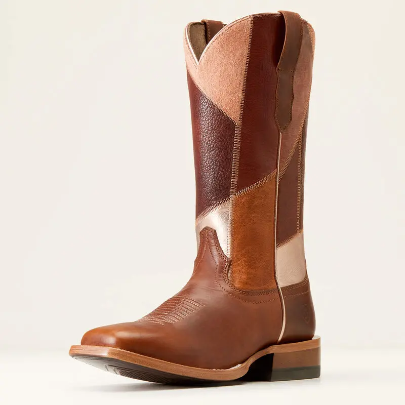 Ariat Women's Frontier Patchwork Western Boot 1