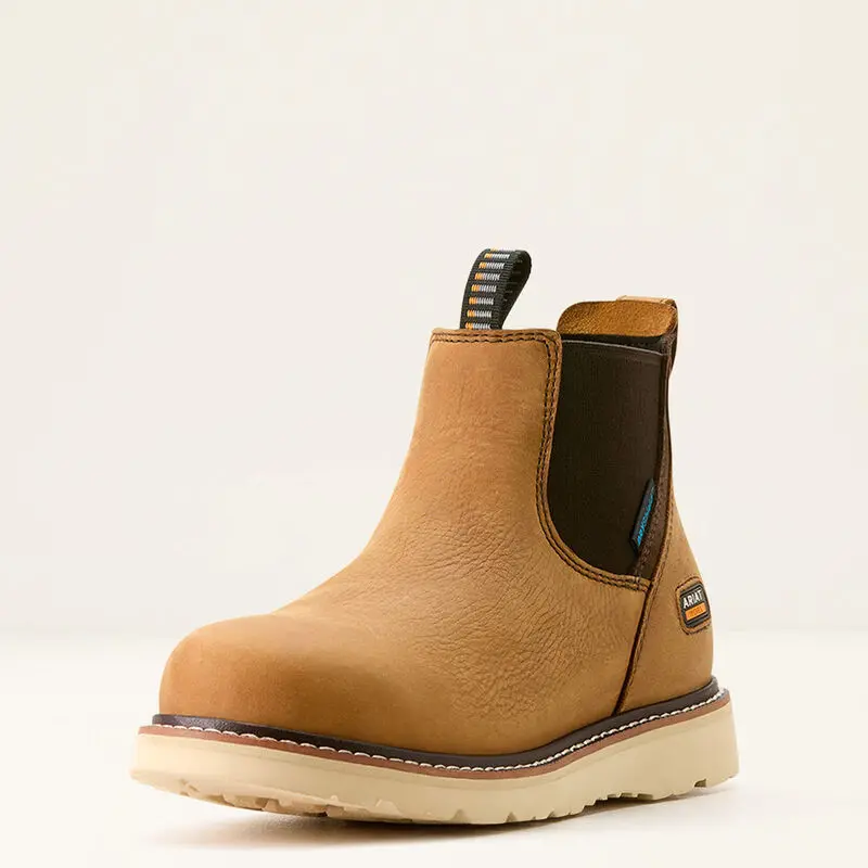 Ariat Women's Rebar Wedge Chelsea Waterproof Work Boot 1