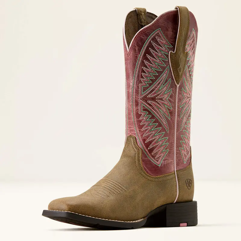 Ariat Women's Round Up Ruidoso Square Toe Western Boot 1