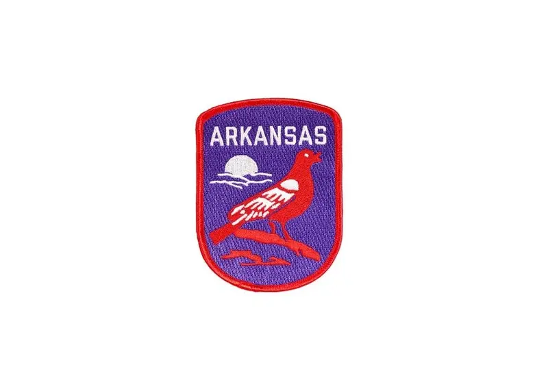Arkansas Embroidered Patch 1