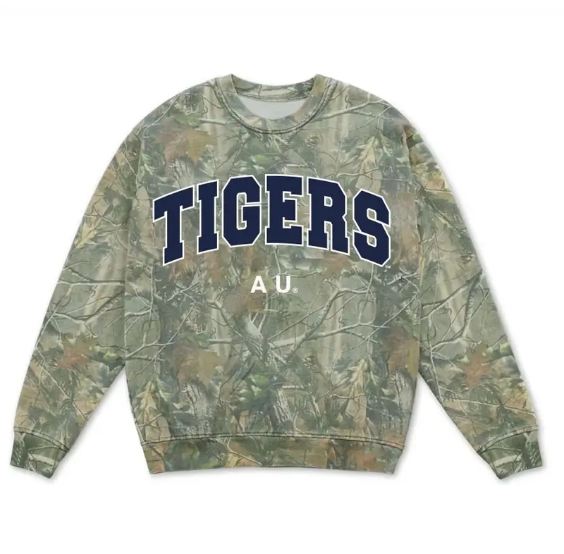 Auburn Tigers Filled Gault Camouflage Sweatshirt 1