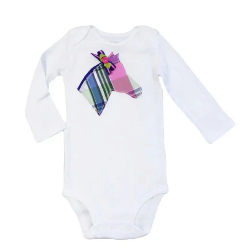 Baby Equestrian Onesie - Long Sleeves 1