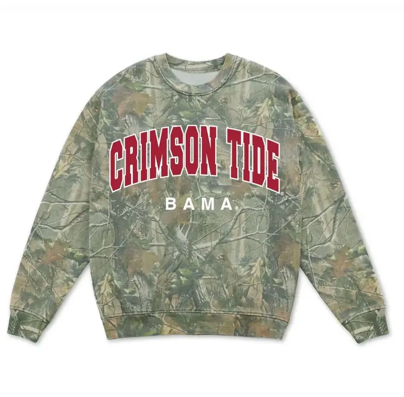 Bama Crimson Tide Filled Gault Camouflage Sweatshirt 1