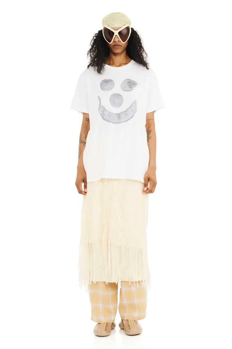 Banana X-Ray Graphic Tee In White 1