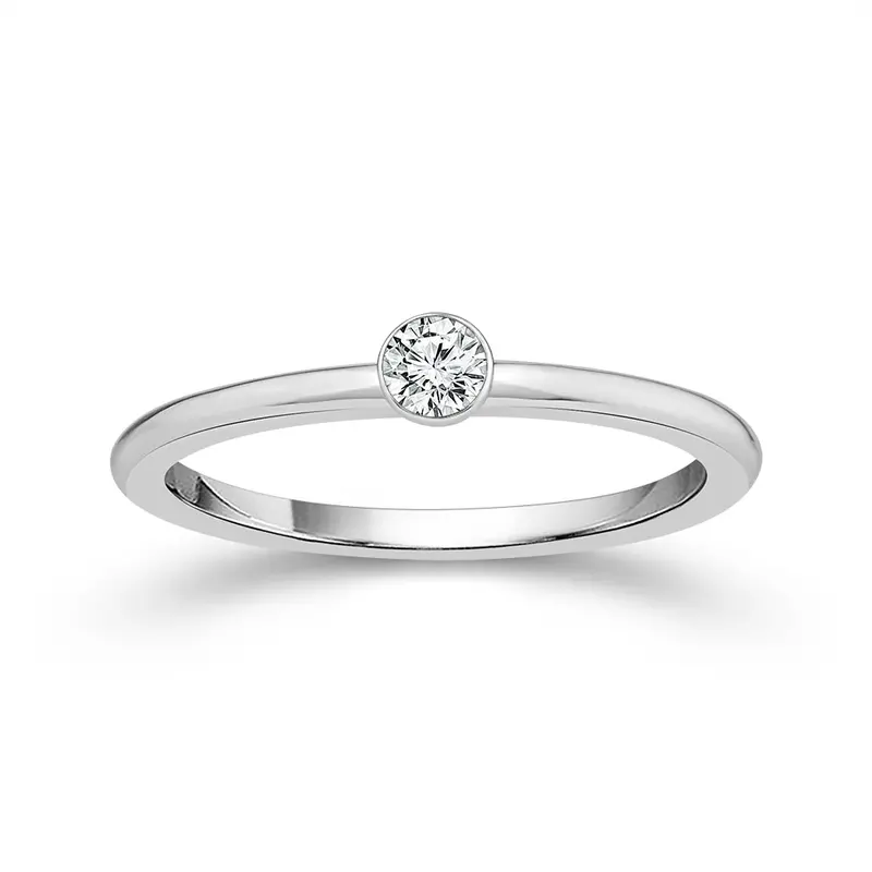 Bandables® Round Northstar Solitaire Band 1
