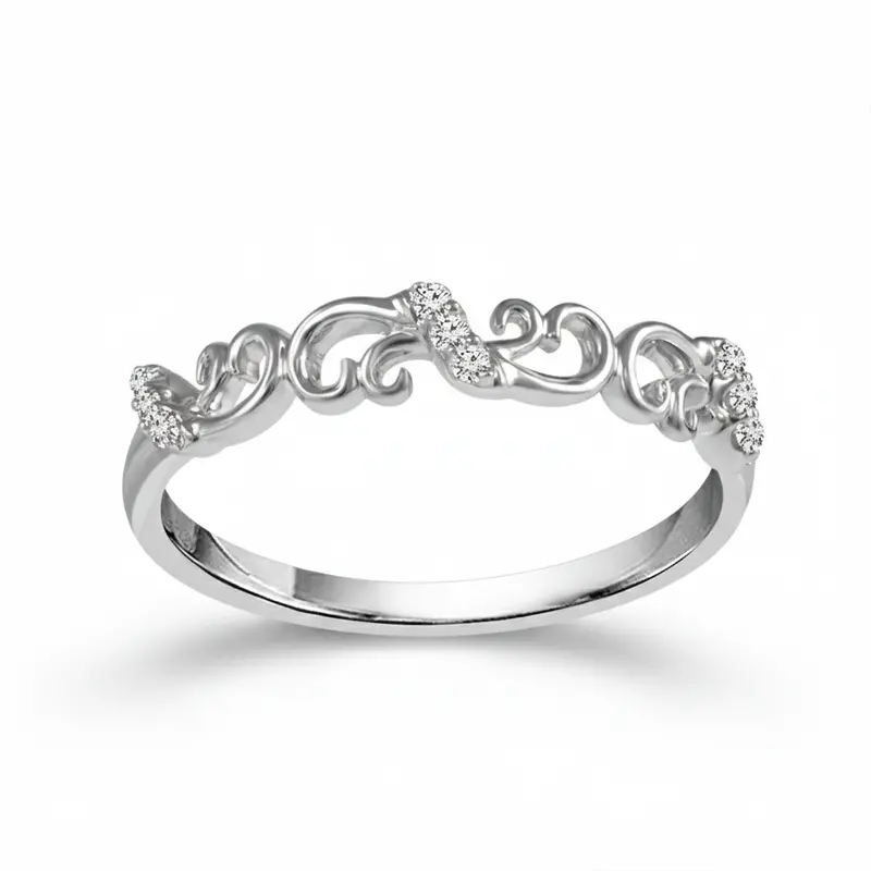 Bandables® Whimscroll Diamond Band 1
