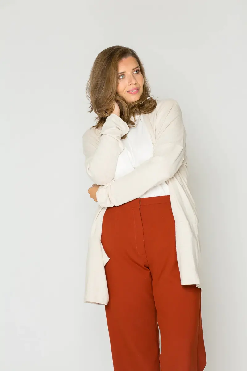 Bara Studio Isa Cardigan - Printed Copy Shop (+£7.00) 1