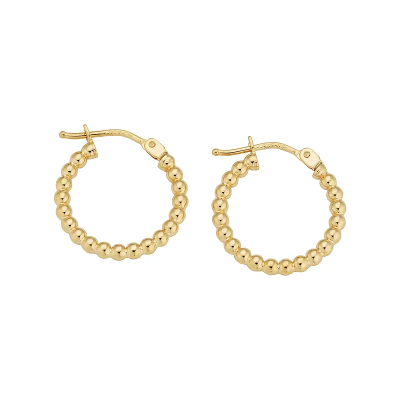 Beadline Mini Hoop Earrings 1