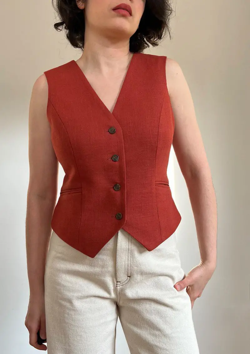Bella Loves Patterns Bennie Vest 1