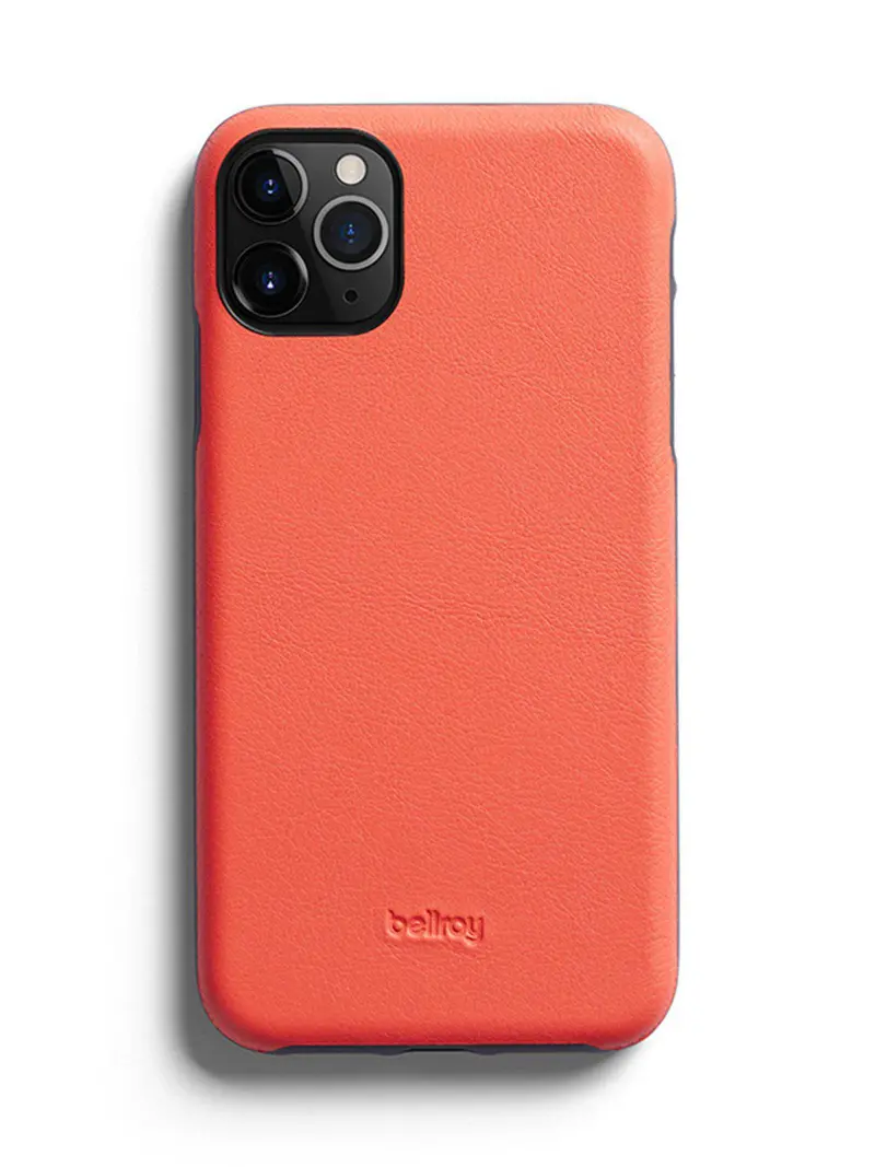 Bellroy Leather Phone Case For Iphone 11 Pro Coral 1