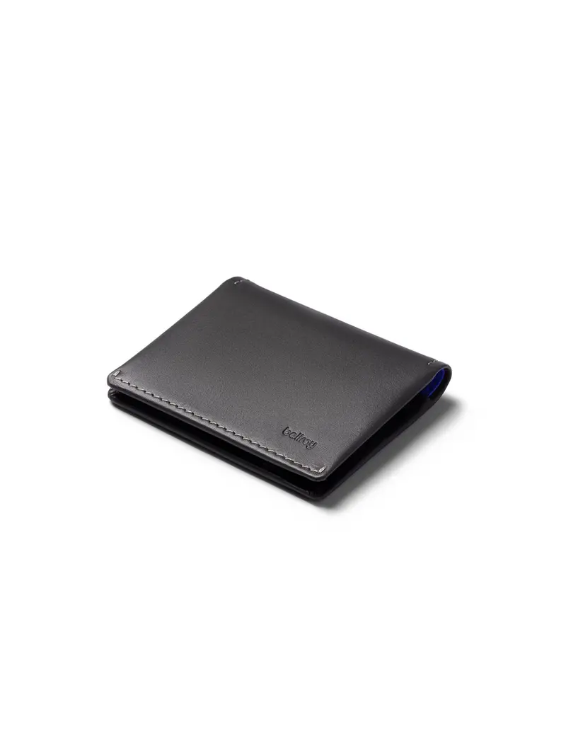 Bellroy Slim Sleeve Wallet Charcoal Cobalto 1