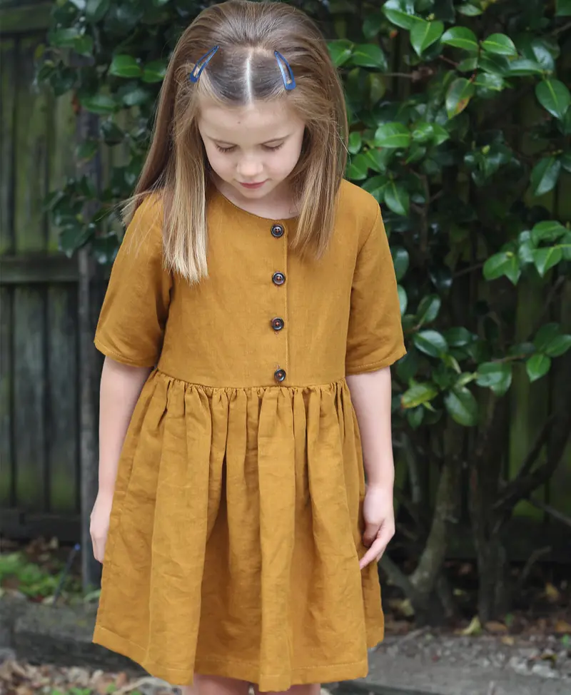 Below The K_Whai Baby/Child Kauri Dress - Printed Copy Shop (+£5.00) 1