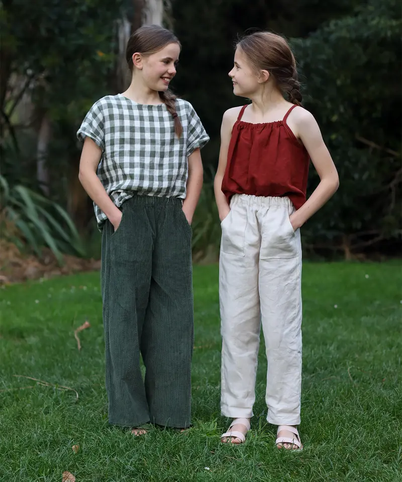 Below The K_Whai Child/Teen Tio Trousers (Wide / Sizes 8-14) - Printed Copy Shop (+£5.00) 1