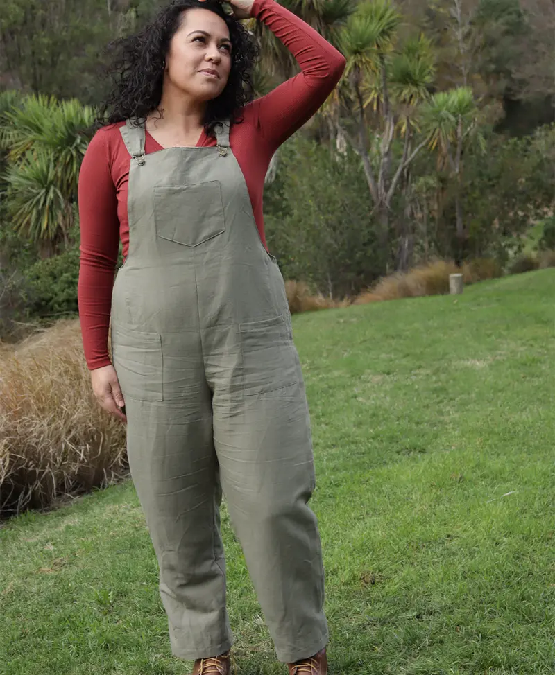 Below The K_Whai Tipa Dungarees - Printed Copy Shop (+£7.00) 1