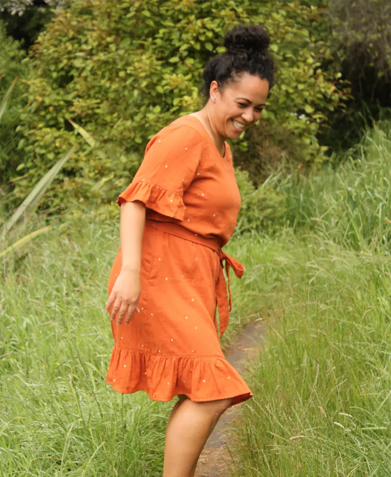 Below The Kōwhai Pōhutukawa Dress 1