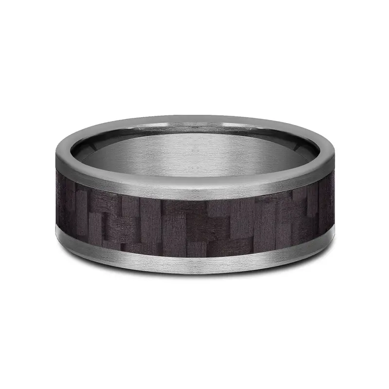 Benchmark® Carbon Fiber Inlay Men's Band 1