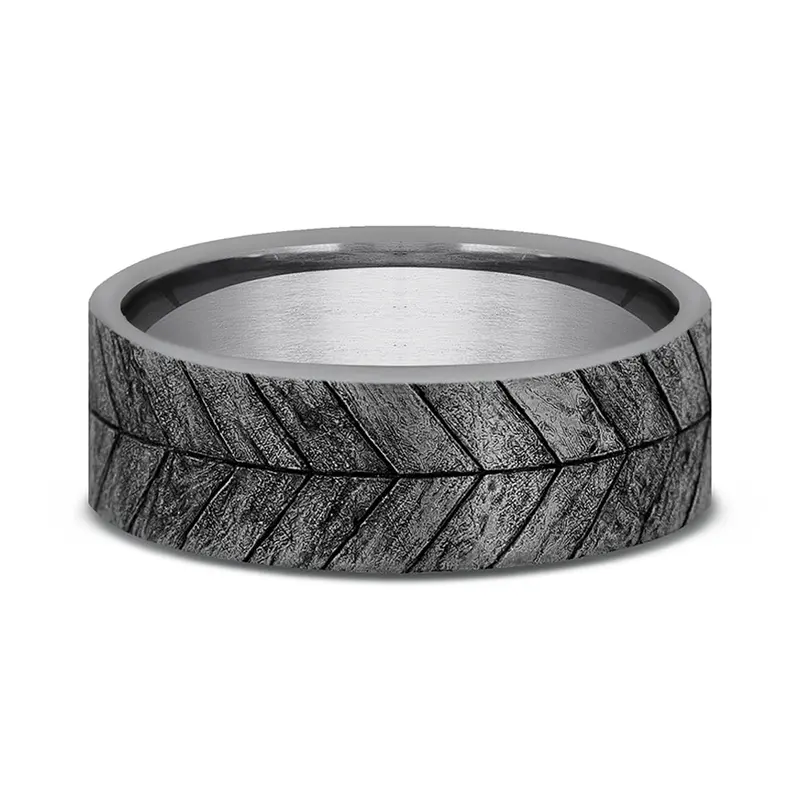 Benchmark® Chevron Tantalum Men's Band 1