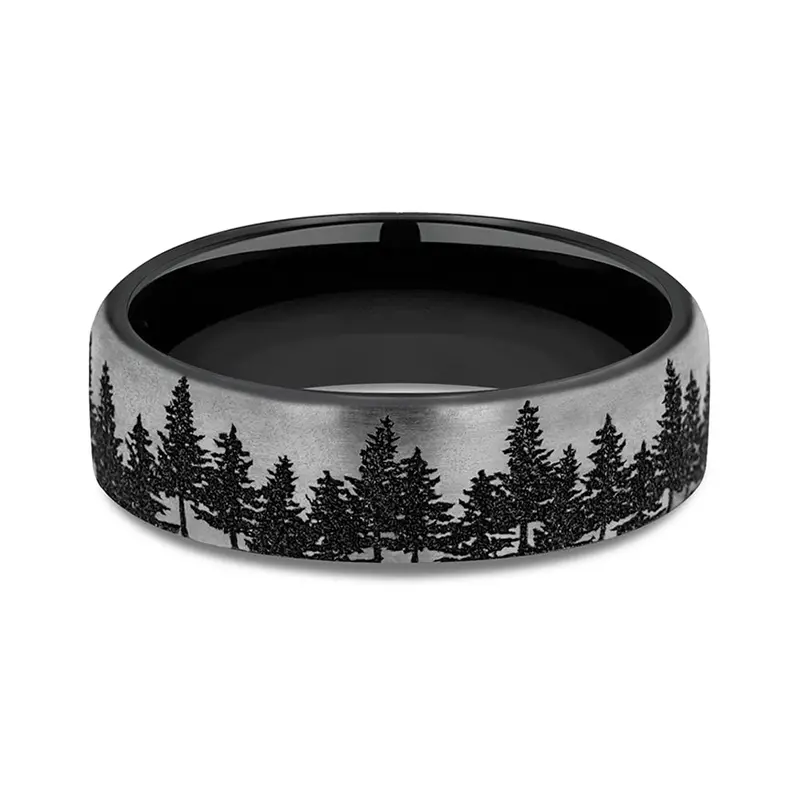 Benchmark® Evergreen Tree Line Silhouette Men's Band 1