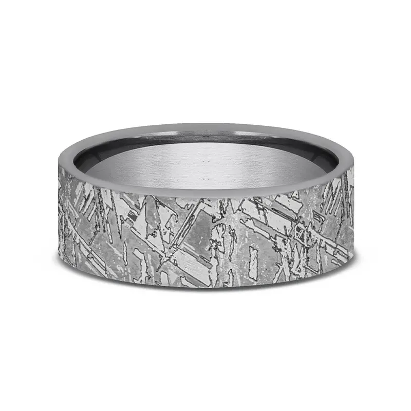 Benchmark® Faux Meteorite Men's Band 1