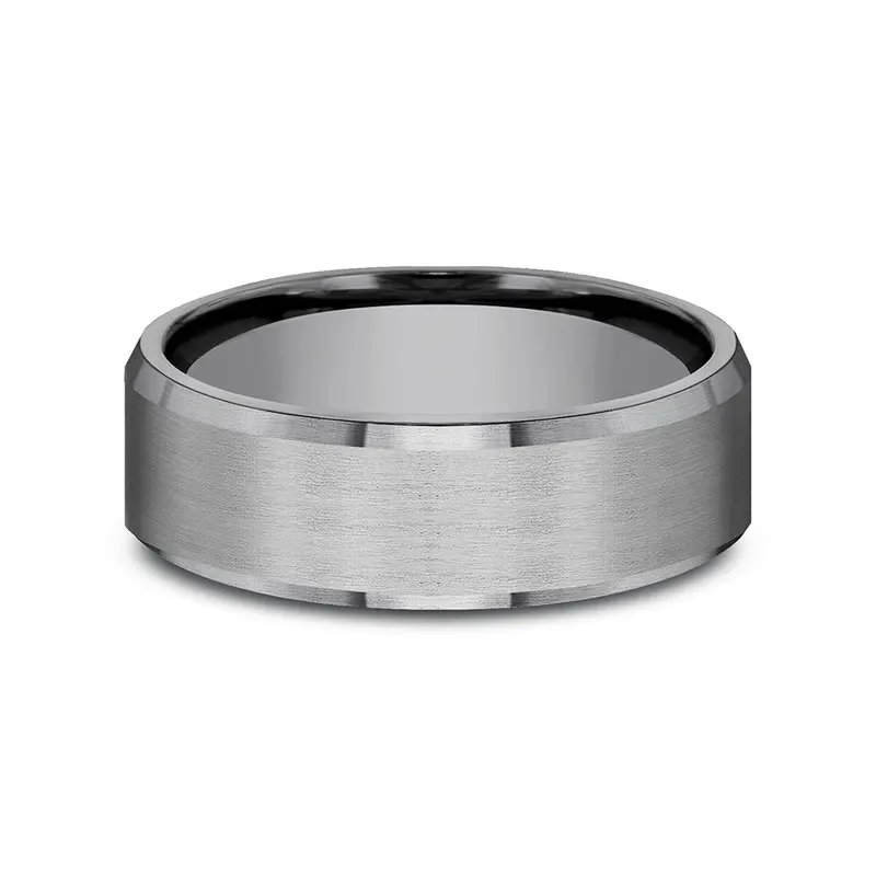 Benchmark® Satin Center Tantalum Men's Band 1