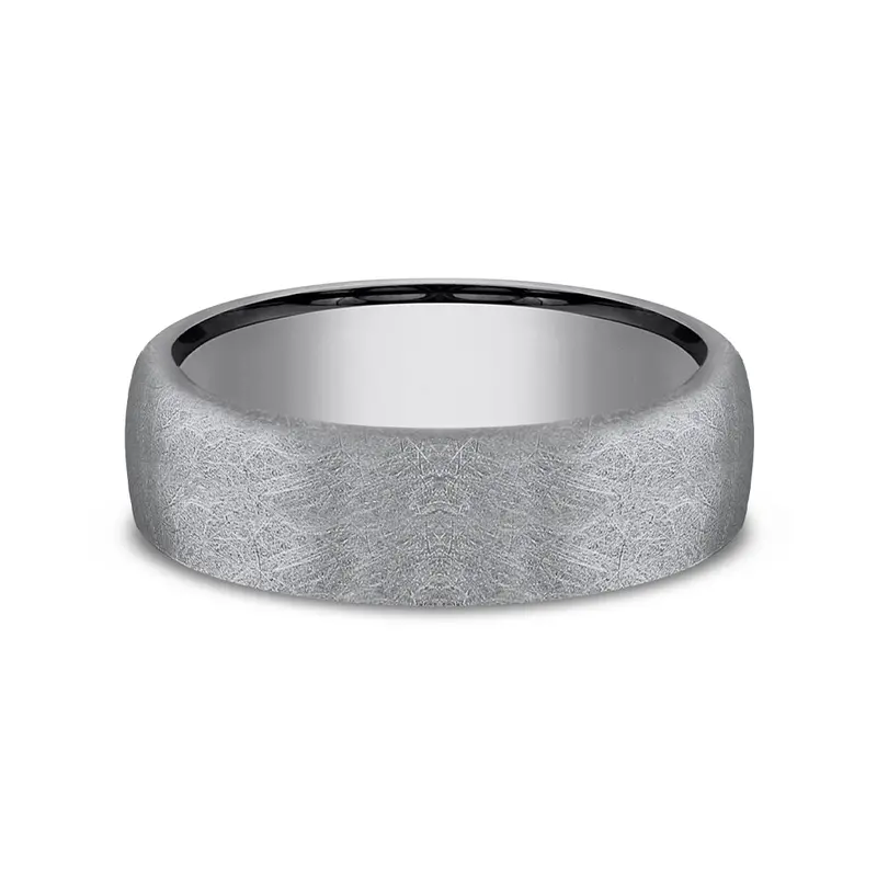 Benchmark® Swirl Finish Tantalum Men's Band 1