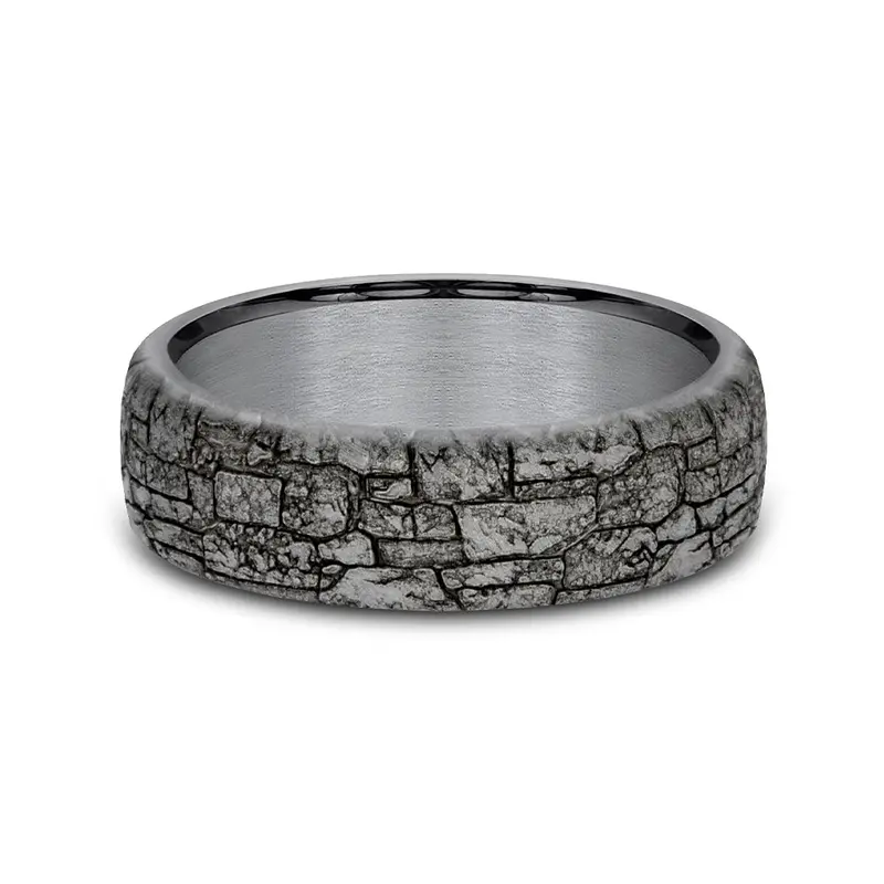 Benchmark® Textured Stone Wall Men's Band 1