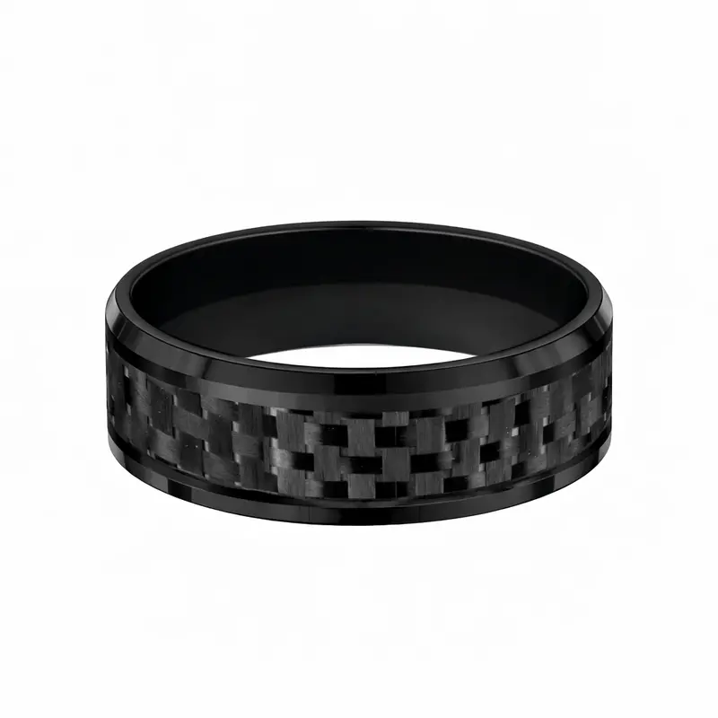 Benchmark® Titanium & Carbon Fiber Men's Band 1