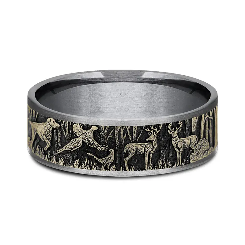 Benchmark® Wildlife Tantalum Men's Band 1