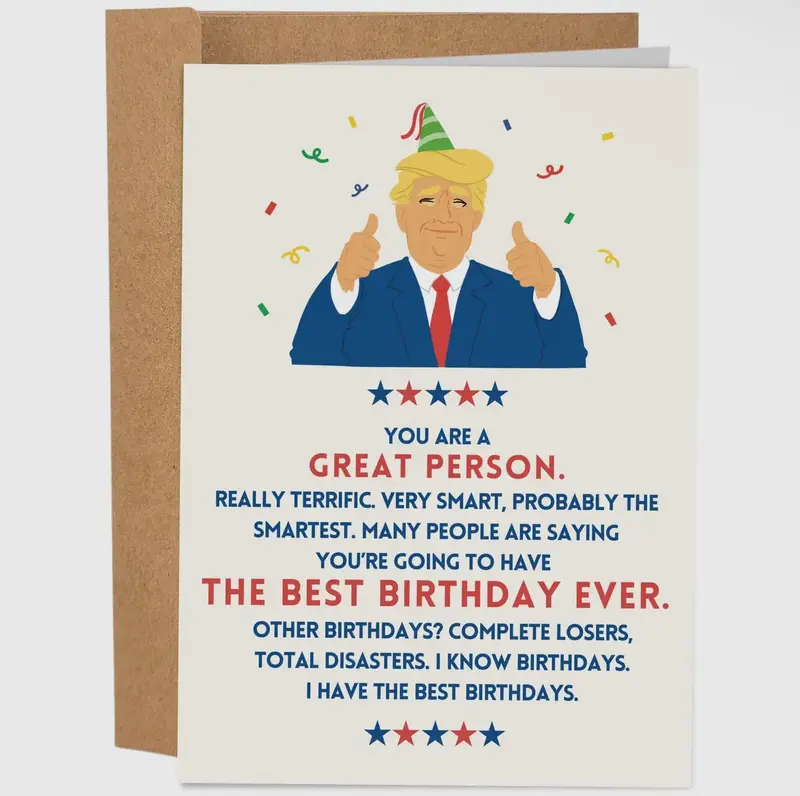 Best Birthday Trump Card 1