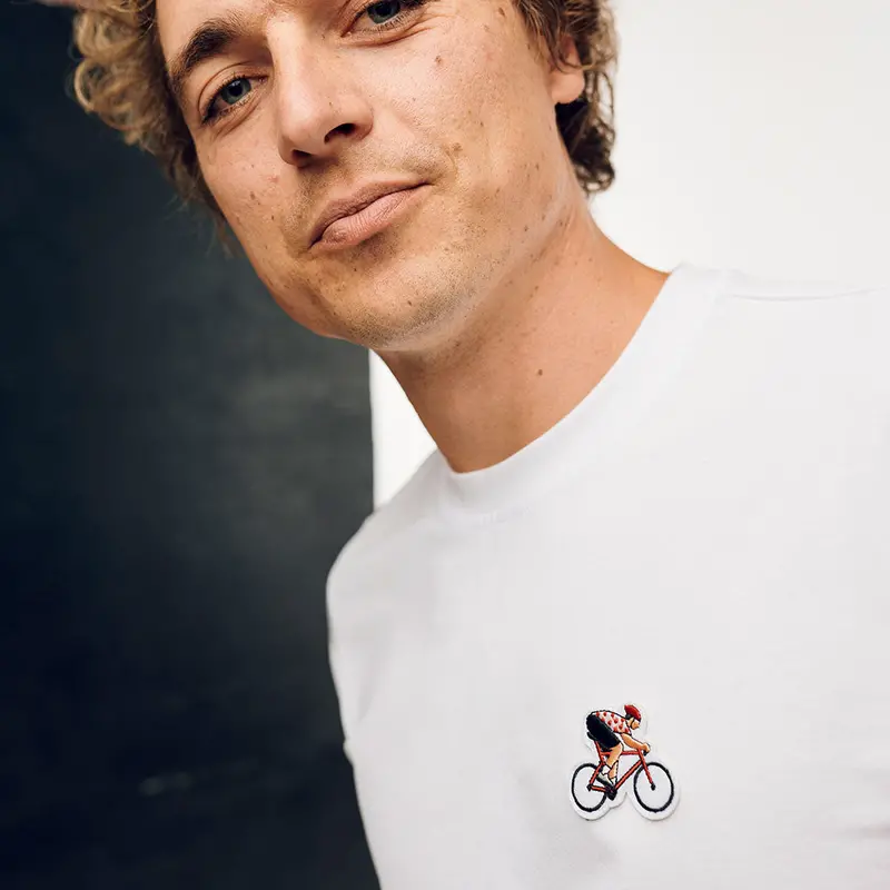 Bike Climber T-Shirt In White 1