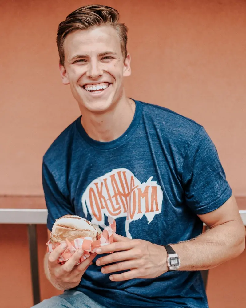 Bison Oklahoma Navy Tee 1