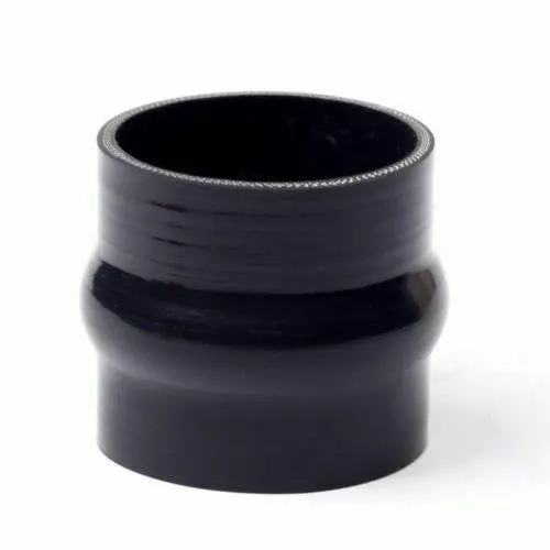 Black 4" 102Mm Hump Straight Silicone Hose Intercooler Coupler Tube Pipe 1