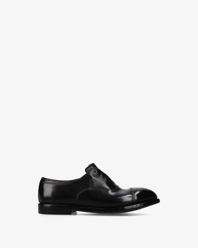 Black Cordovan Laceless Oxford 1
