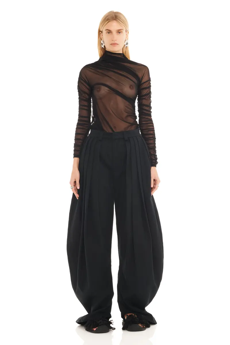 Black Denim Simone Pant 1