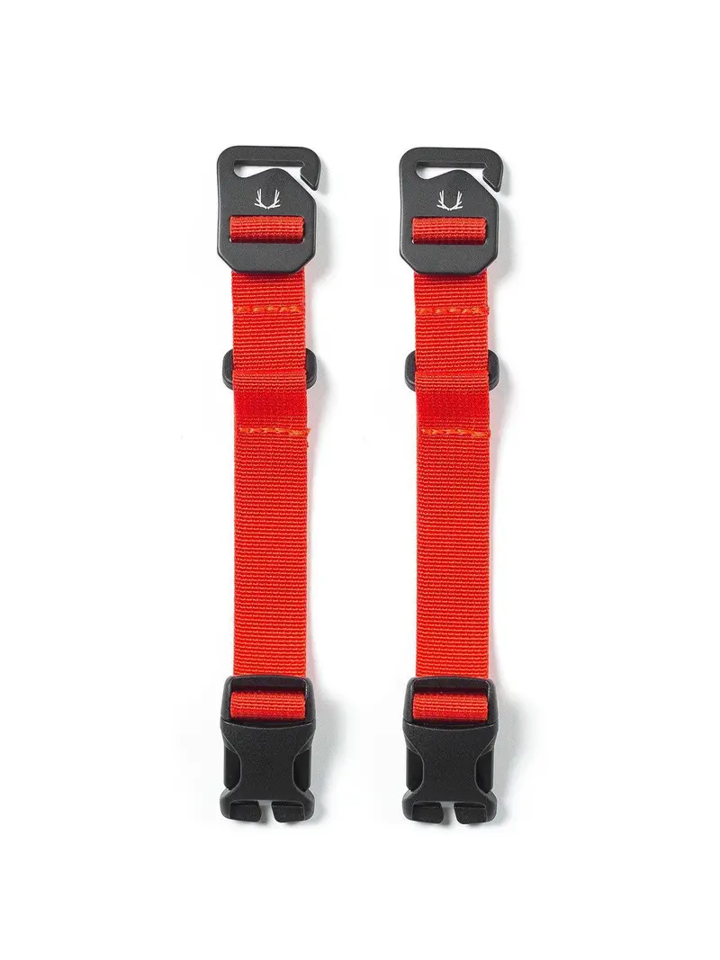 Black Ember Short Compression Straps Ember Orange (Set Of Two) 1