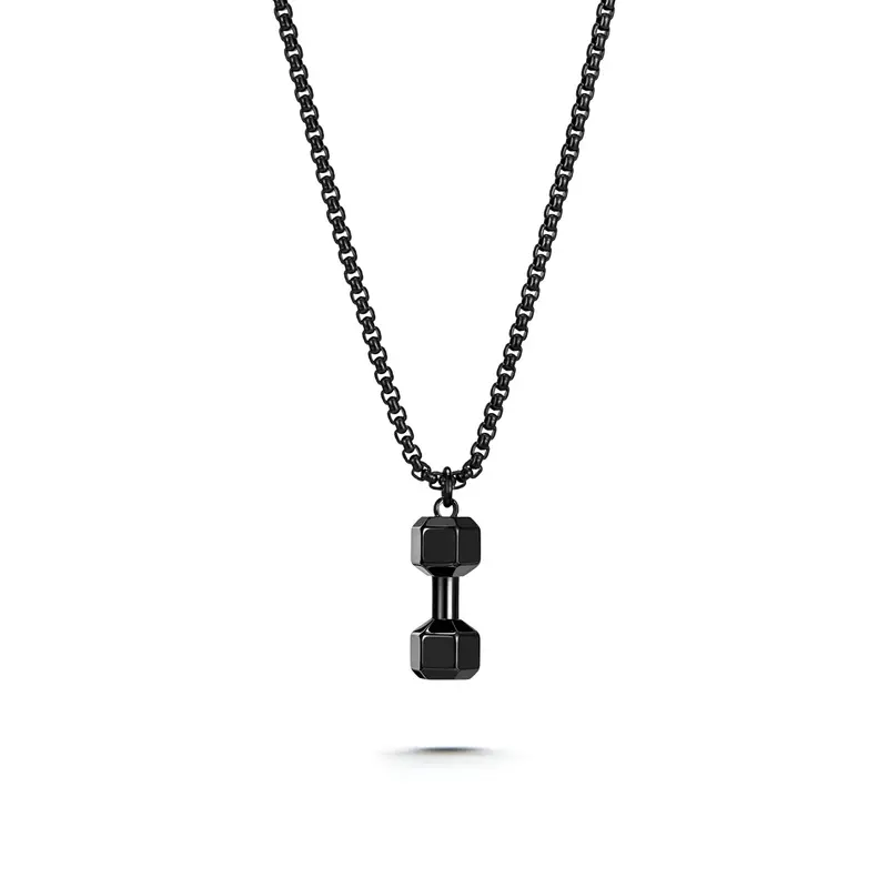 Black Gym Necklace 1
