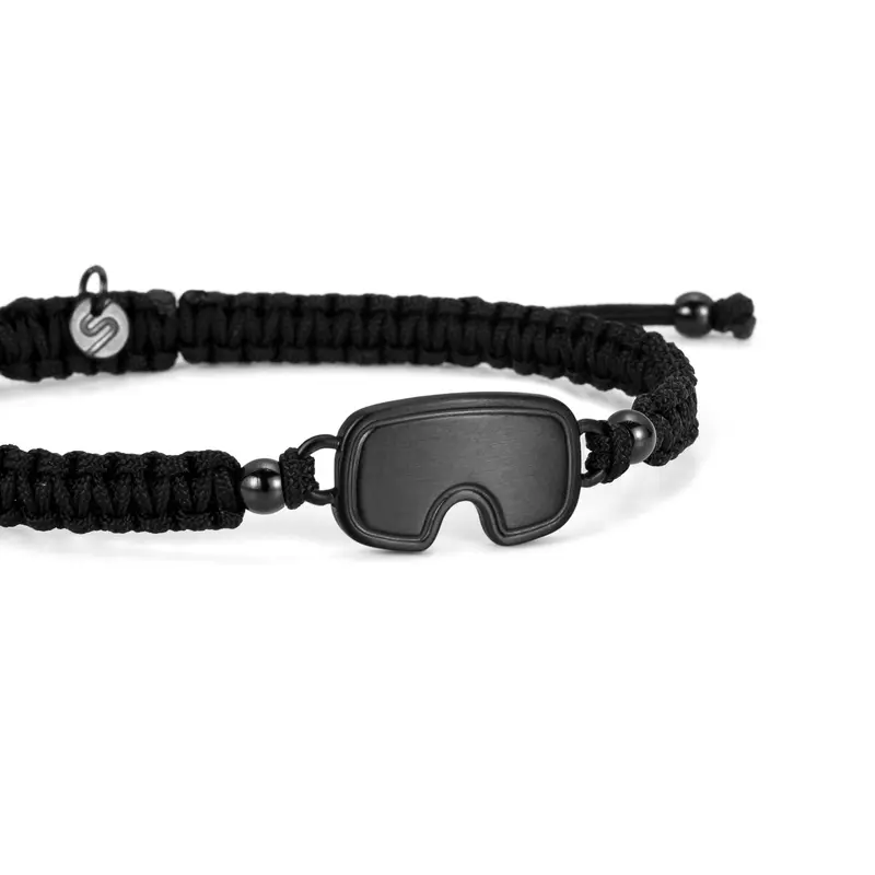 Black Ice Snow Braided Bracelet 1