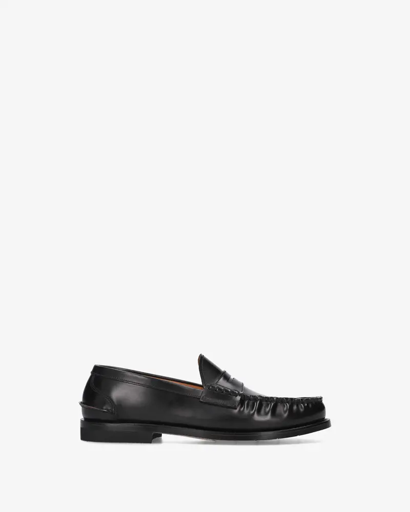 Black Leather Loafers 1