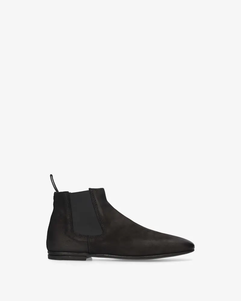 Black Suede Ankle Boots 1