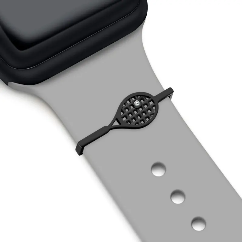 Black Tennis Charm + Band 1