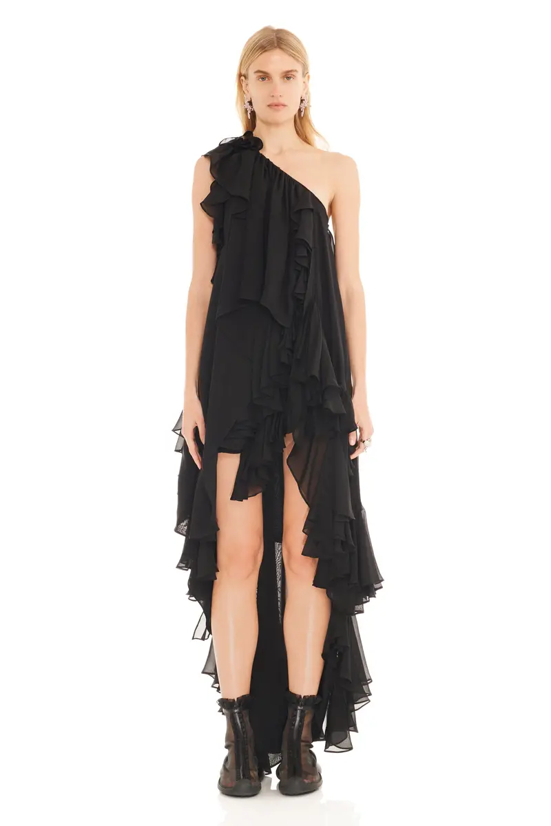 Black Violet Dress 1