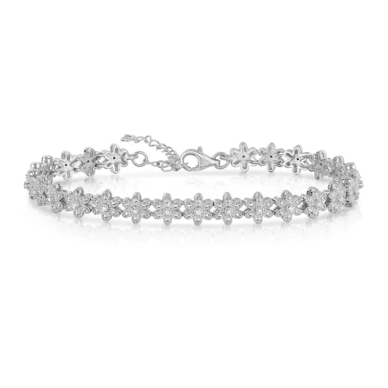 Blossom Link Diamond Bracelet 1